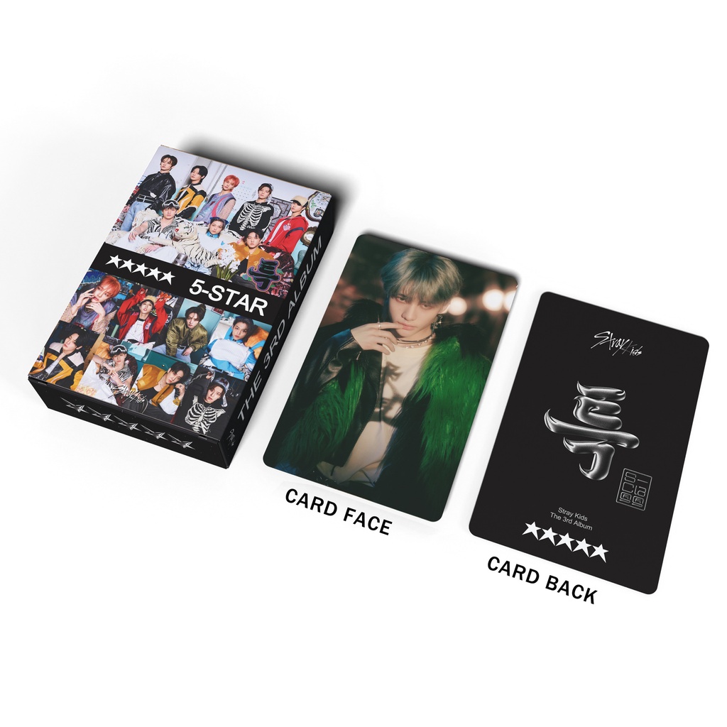 55pcs/box STRAY KIDS 5-STAR 3rd Album Photocards TOPLINE Lomo Kartu Straykids S-Class Kpop Postcards