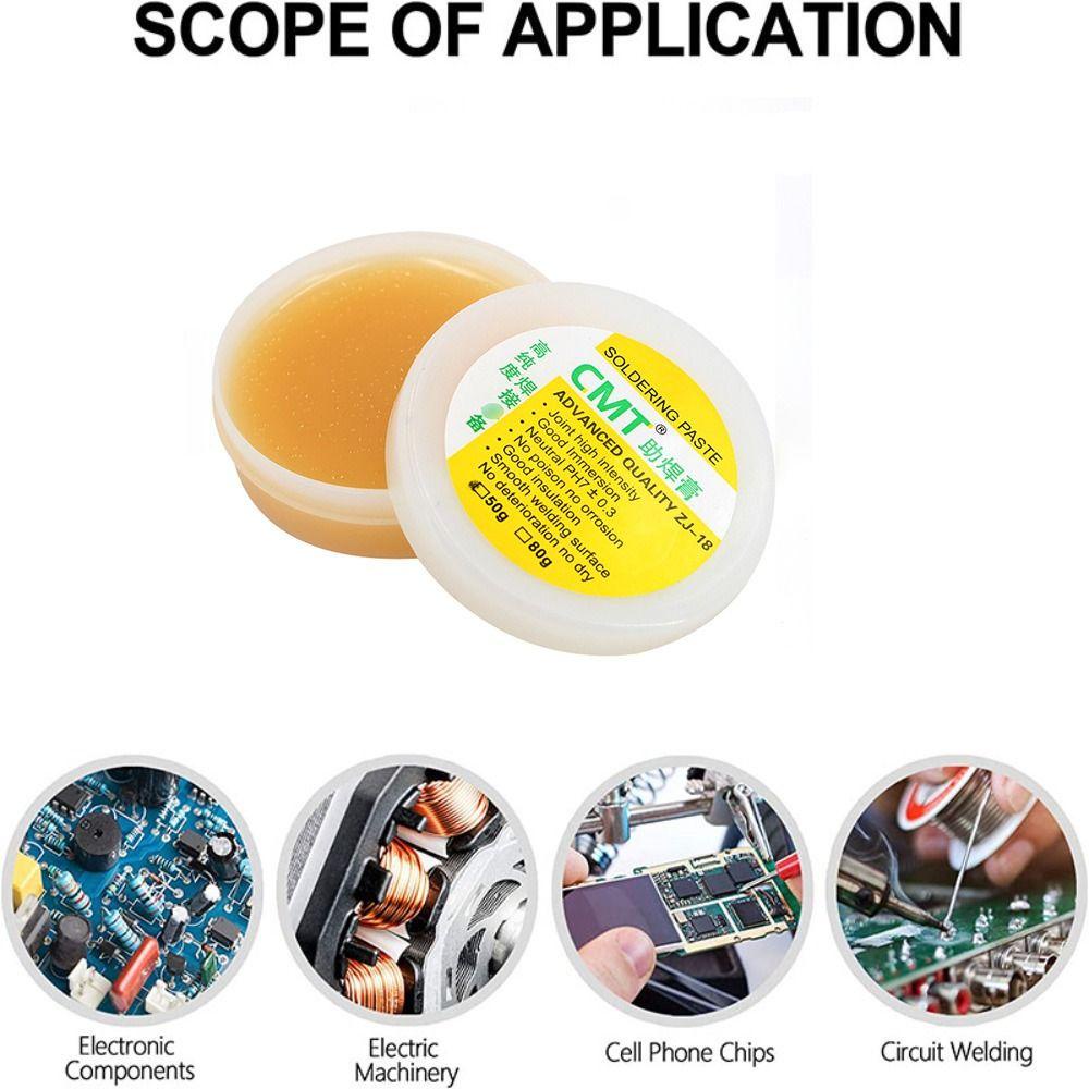 Jeromy Soldering Flux Paste 50g Cream Alat Las Bebas Timah Pasta Solder