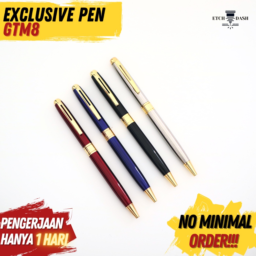 

Pulpen Metal Custom Free Grafir Custom Merchandise - Exclusive Pen GTM8