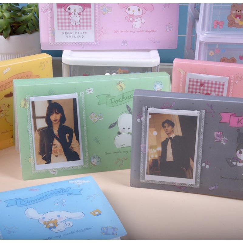 Sanrio Kuromi Cinnamoroll My Melody Album Foto Lucu Star Idol Photo Storage Album