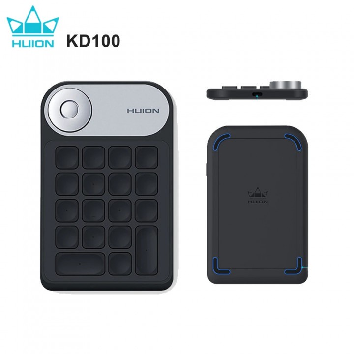 39 HUION KD100 Mini Wireless Keyboard Graphics Drawing Tablet 18 Keys