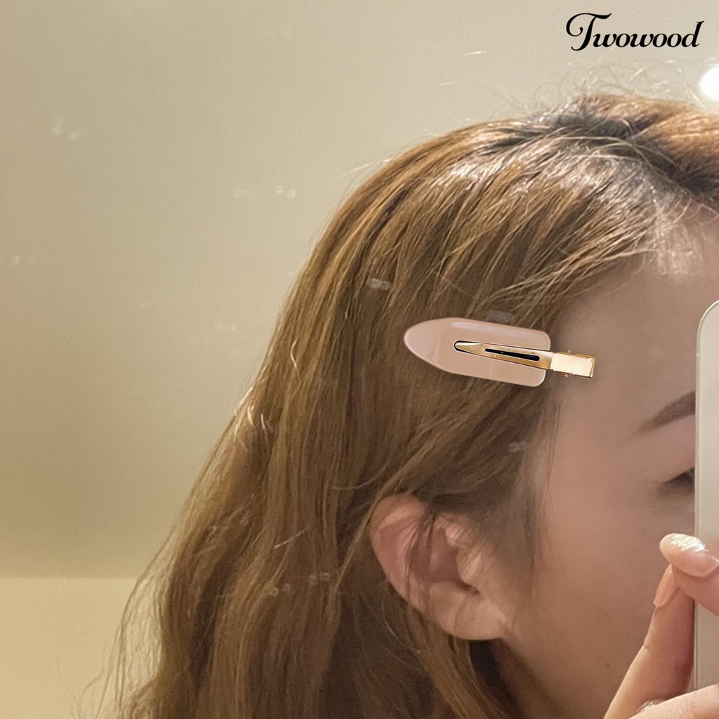 Twowood Gaya Korea Anti-slip Gigi Jepit Rambut Tidak Bengkok Mulus Hair Pin Aksesoris Rambut