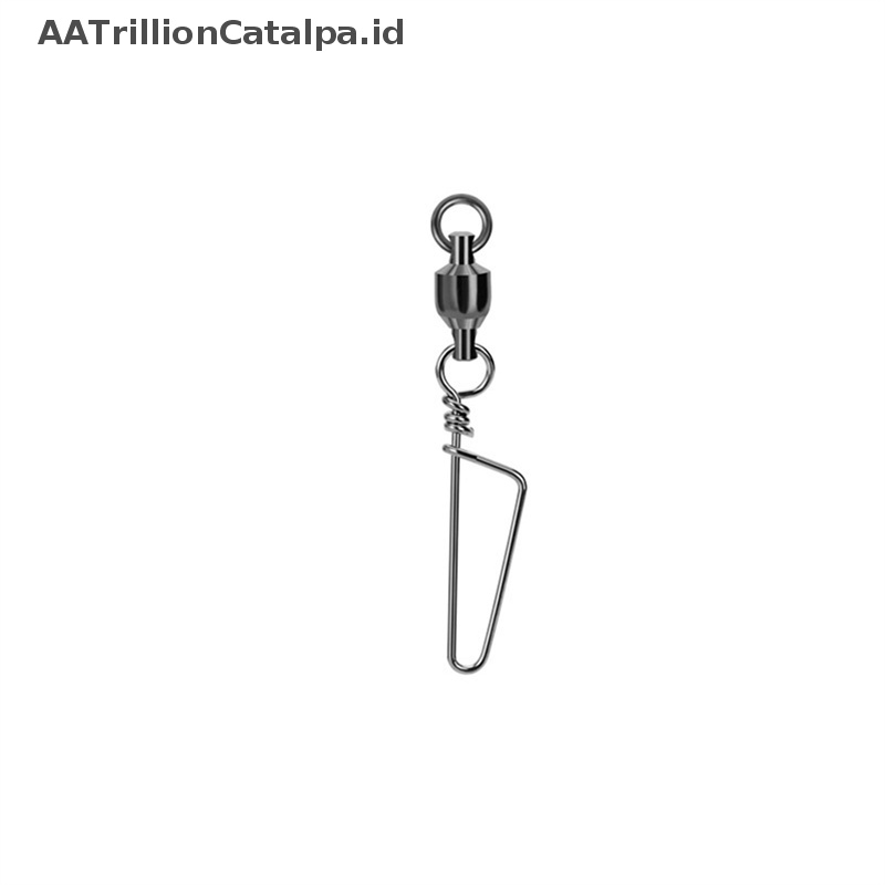 Aatrillioncatalpa Fishing Ball Bearing Putar Dengan 0-10# Konektor Pancing Tong Stainless ID