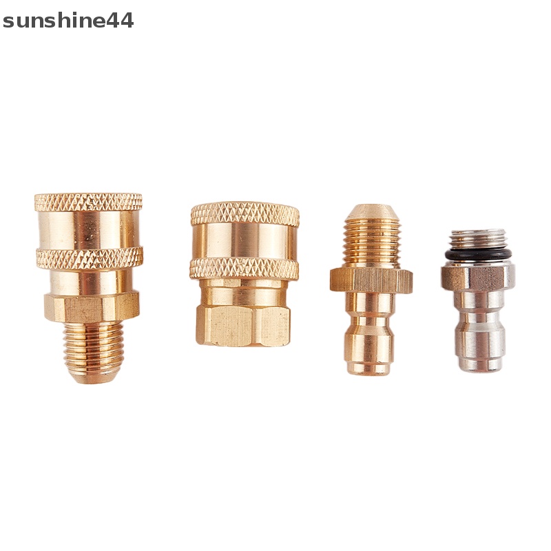 Sunshine Tembaga1 /4 Mesin Cuci Tekanan Tinggi Quick Coupling Water Gun Hydraulic Coupler ID