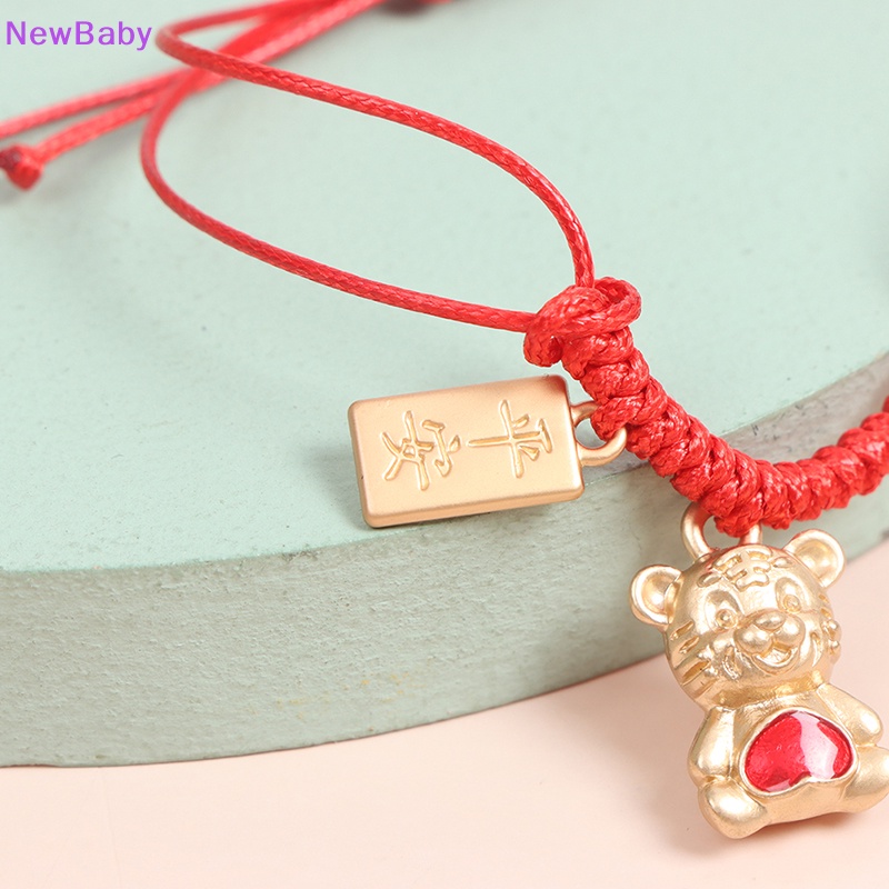 Newbaby2022tali Macan Imlek Tali Merah String Gelang Handmade Craft Hadiah ID