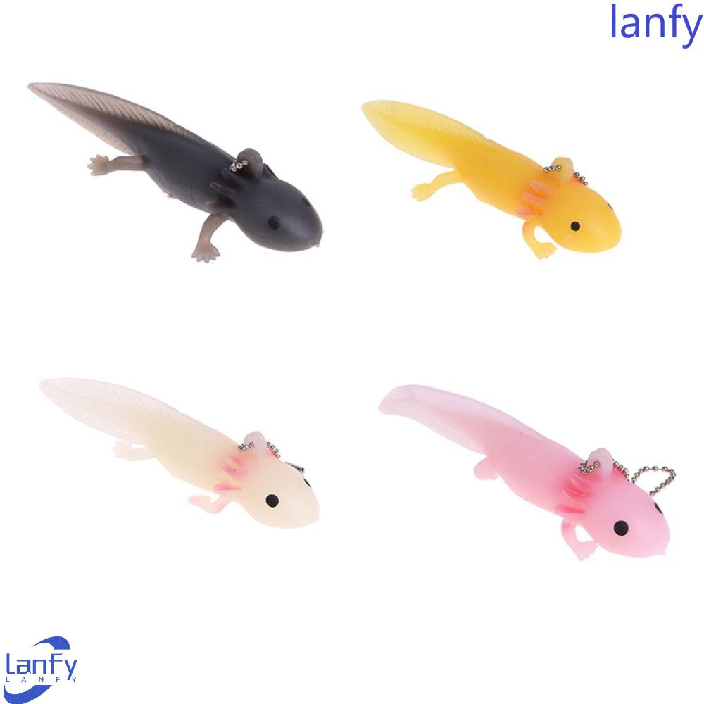 Lanfy Fish Giant Keychain 1pc Gantungan Kunci Lucu Giant Salamander Mainan Untuk Anak Perempuan Prank Joke Toy