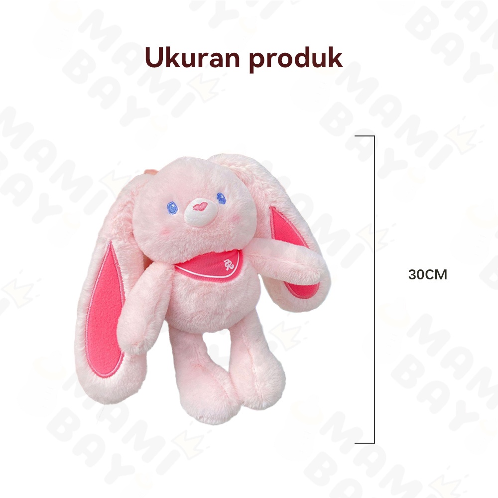 Mamibayi 30Cm Boneka Bayi Anak Lucu Boneka Kelinci Mini Gantungan Plush Doll Rabbit Doll