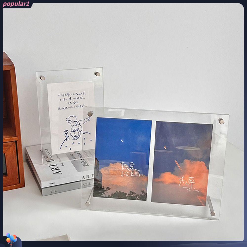 Populer Bingkai Foto Dekorasi Rumah Kreatif Desktop Ornamen Dua Sisi