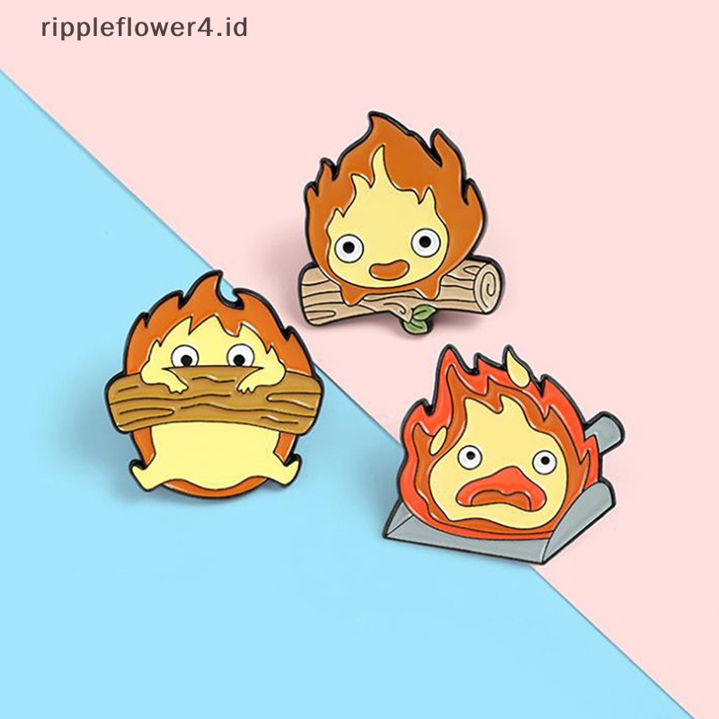 {rippleflower4.id} 1pc Lucu Kartun Cassifah Enamel Pin Anime Bros Kerah Lencana Tas Bros~