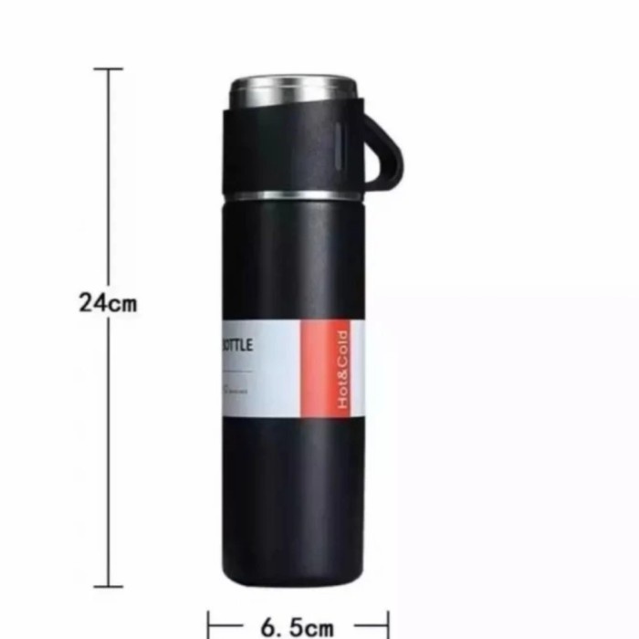 Termos Sultan Vacuum Flask Set Cangkir Gelas Botol Minum Panas Dingin