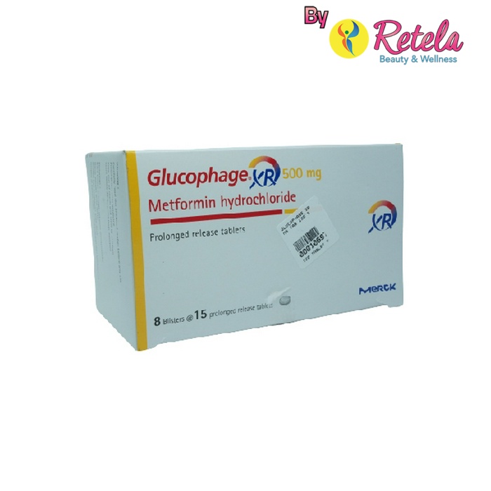 GLUCOPHAGE XR 500MG 1 STRIP 15 TABLET