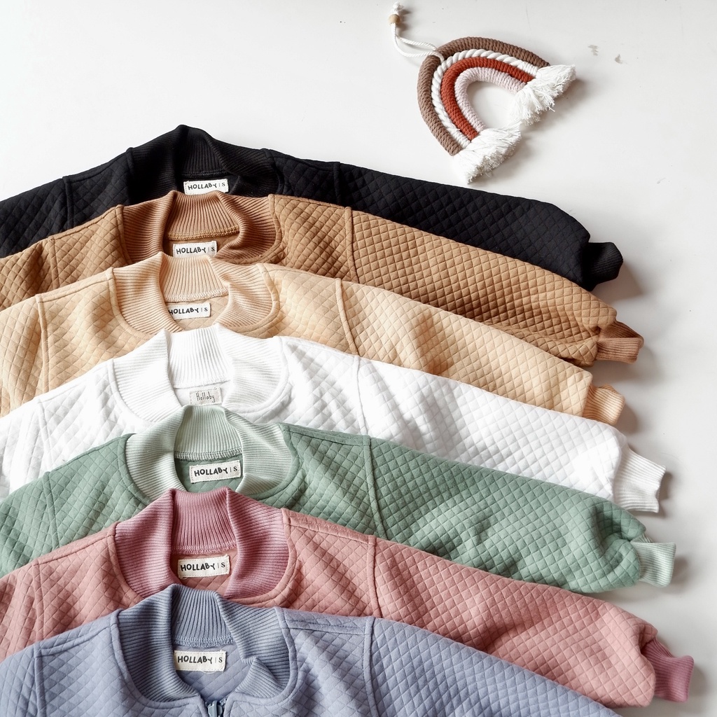 JACKET BOMBER ZIPPER ANAK UNISEX (1-6 YEARS)