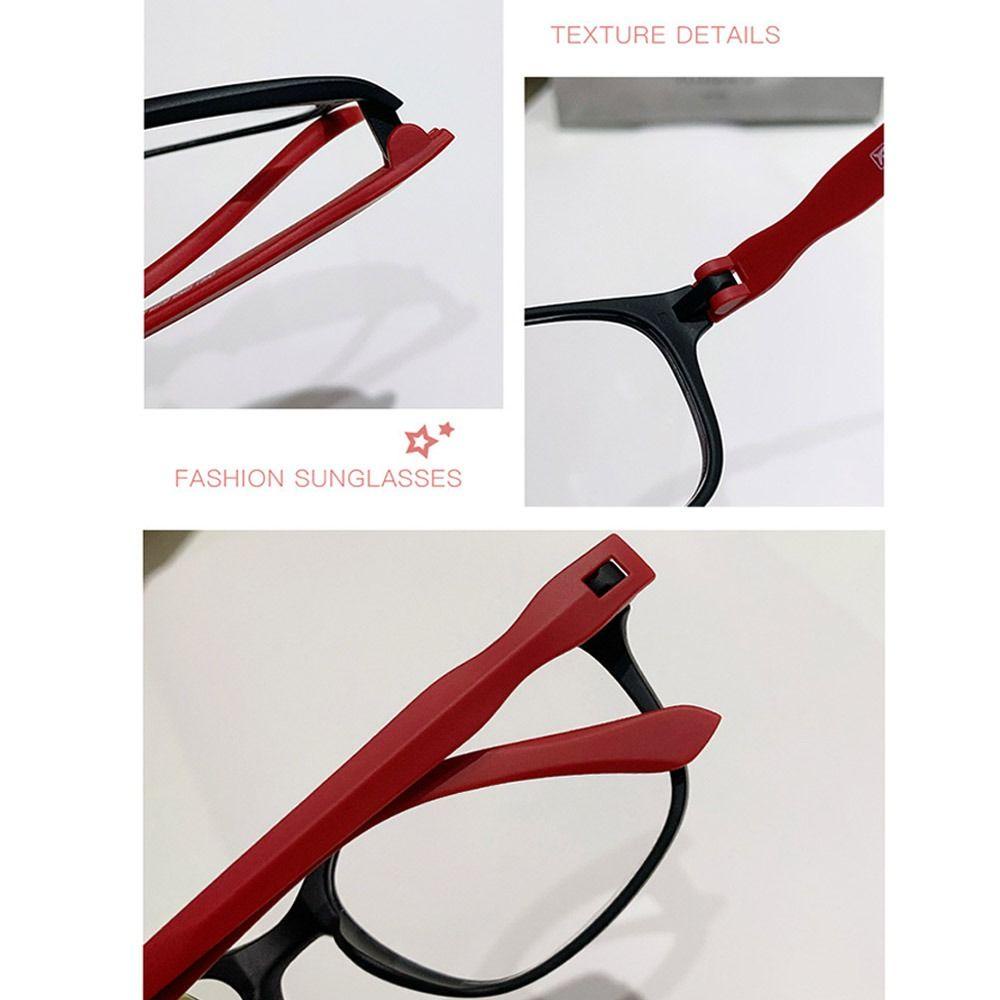 R-flower Kacamata Baca Pria Wanita Portable Elegan Vintage Ultra Light Frame