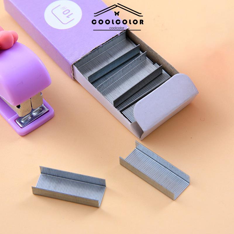 COD❤️Stapler Mini Portable Motif Kartun Lucu Untuk Kantor / Sekolah- cl