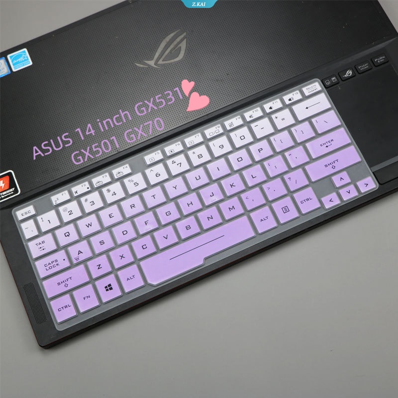 Keyboard Laptop Tahan Air High Quality TPU Film Pelindung Untuk ASUS 14inch GX531 GX501 GX70 Keyboard Silicone Cover Film Tahan Debu [ZK]