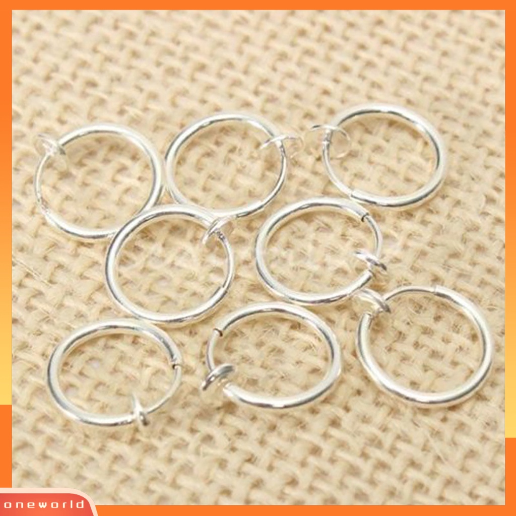 [WOD] 8pcs Cincin Hidung Hoop Ring Hidung Non Piercing Ramah Kulit Untuk Pria