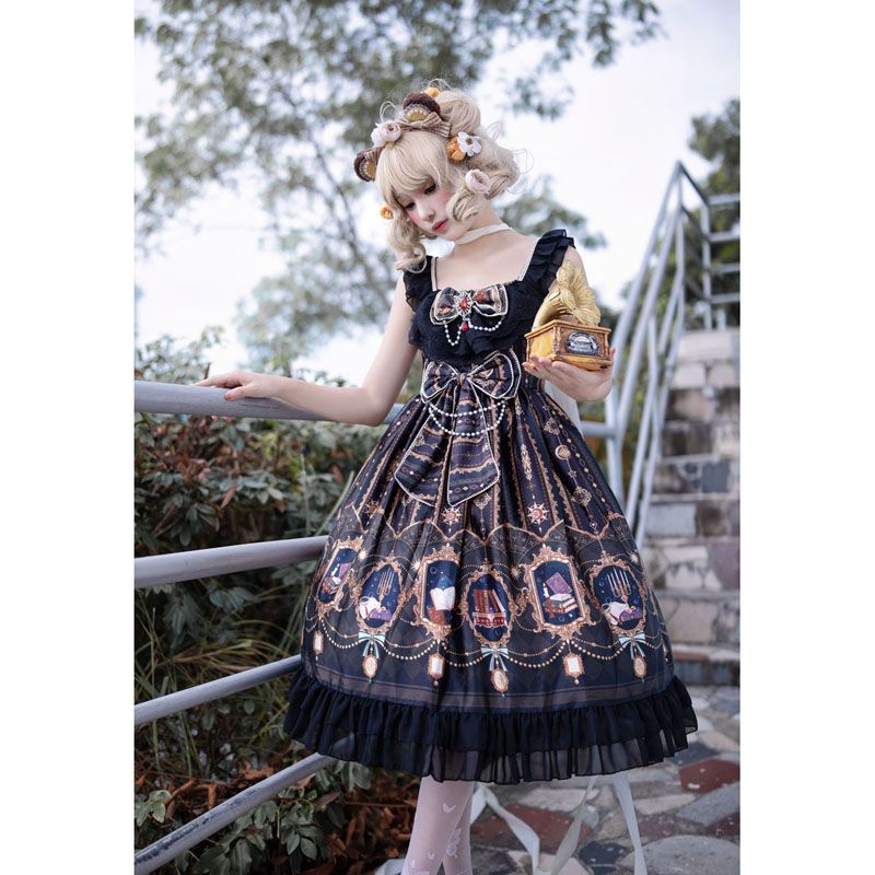 Lolita Elegant Cla Lolita JSK Gothic Vintage Dress