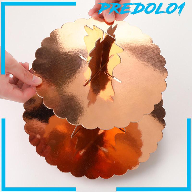 [Predolo1] Cupcake Tray Dekorasi Meja Baki Hias Bertingkat Multiuse Untuk Rumah