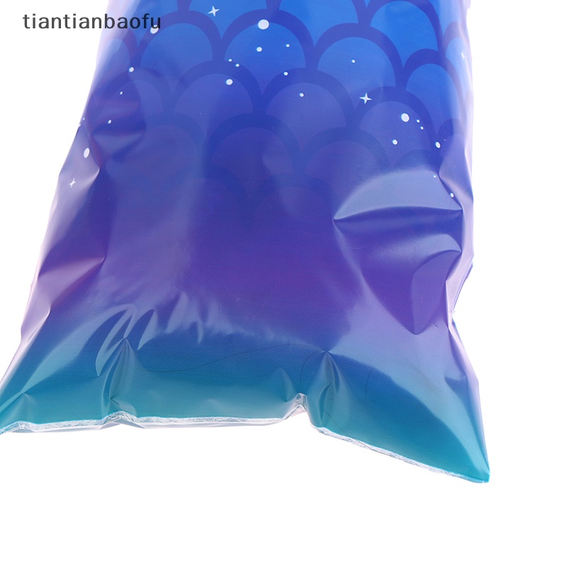 [tiantianbaofu] 50 Pcs Mermaid Pesta Hadiah Tas Permen Biskuit Packing Bag Mermaid Tail Traktir Tas Butik