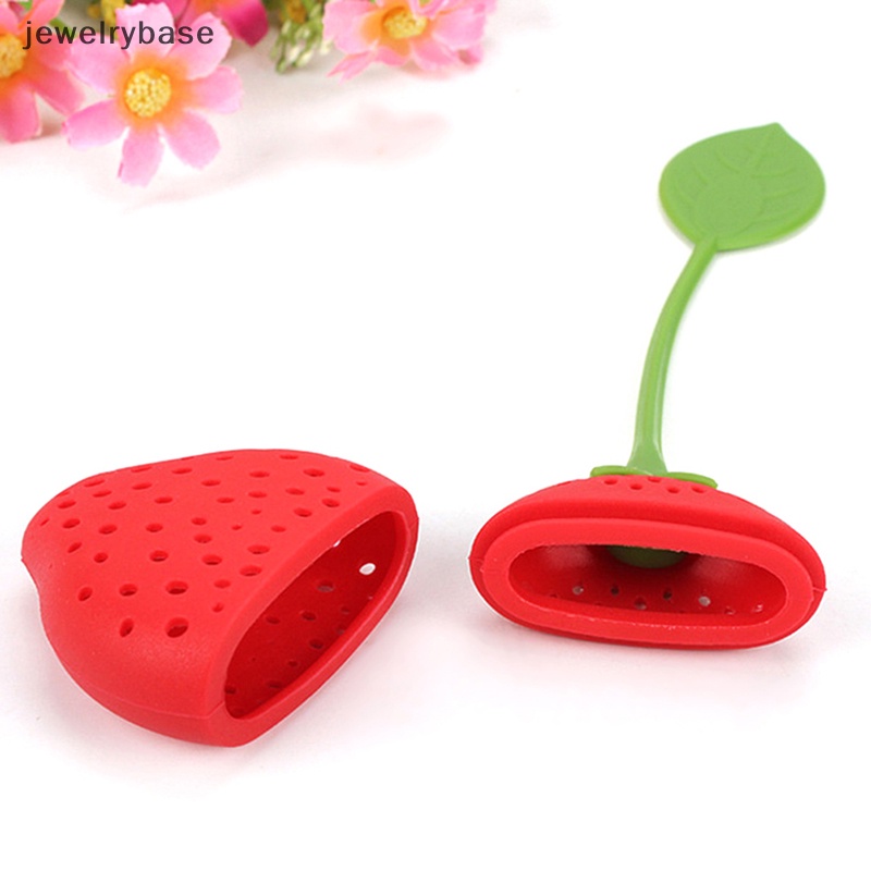 [jewelrybase] Silikon Tea Infuser Ball Kreatif Teko Alat Saringan Daun Teh Alat Dapur Butik