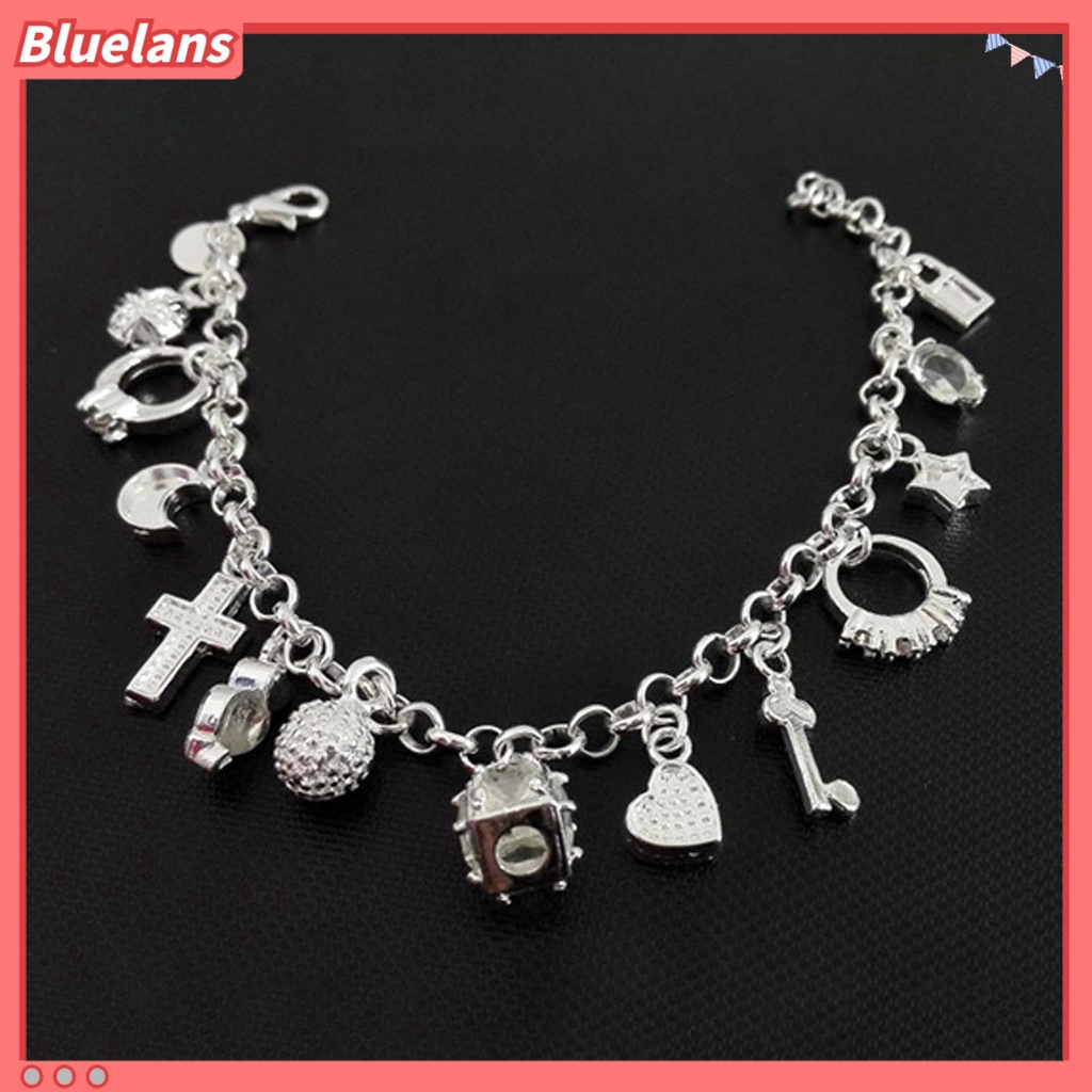 [BLS] Gelang Wanita 13temakan Pesona Bohemian Perhiasan Electroplated Tahan Lama Bracelet Untuk Pesta