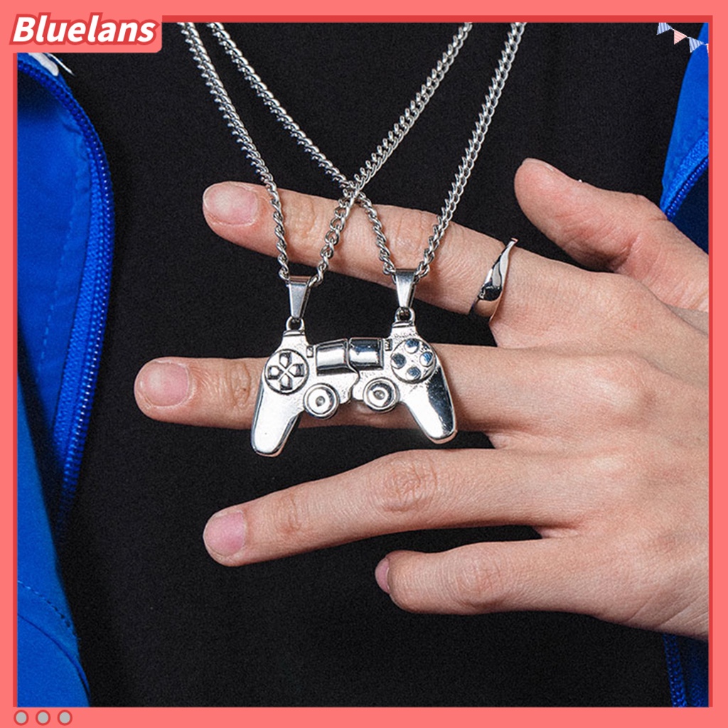 [BLS] 2 Pcs Kalung Pasangan Uniqular Pesona Indah Menarik Saling ic Pasangan Kalung Hari Valentine