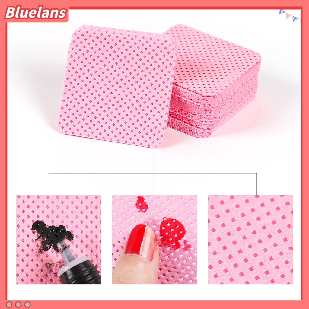 [BLM] 180/360pcs Nail Clean Pad Lint Free Gel Cuci Aksesoris Gel Kutek Cabut Sprei Katun Perlengkapan Kuku