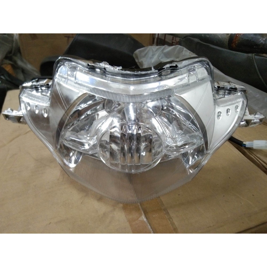 reflektor lampu depan supra x 125 lama komplit kabel dan bola lampu