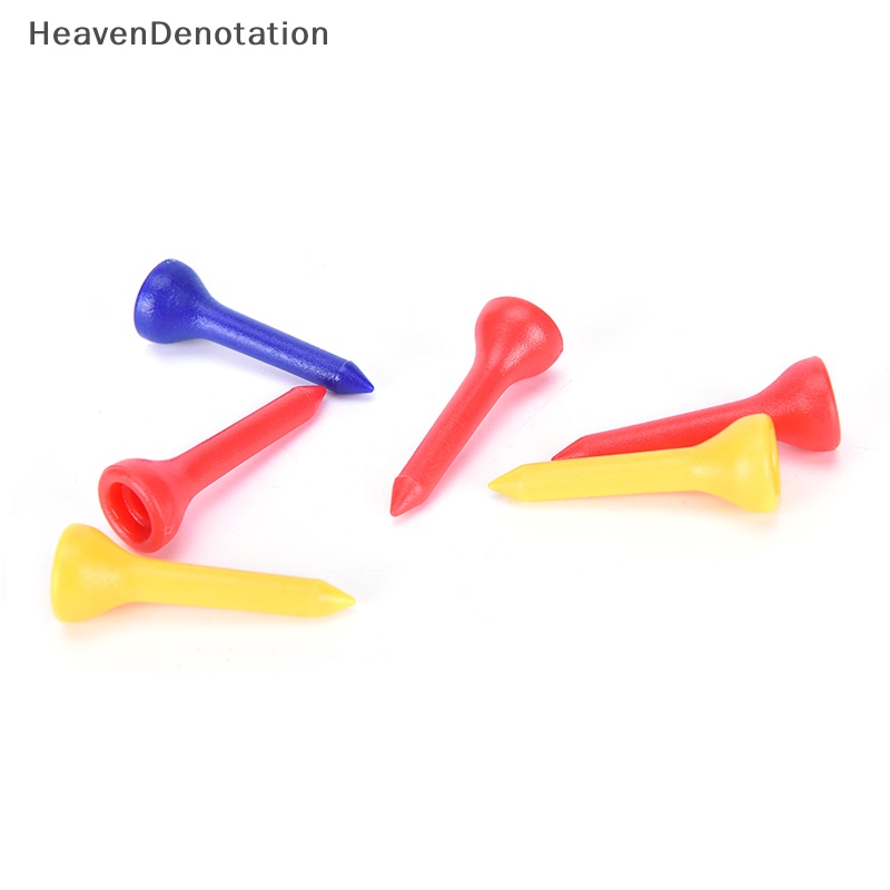 [HeavenDenotation] 100pcs 36mm Pride Professional Tee Evolution Tee Golf Tee Kinerja Plastik HDV