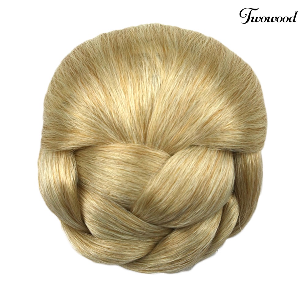 Twowood Wanita Updo Styling Sopak Sintetis Dikepang Pony Tail Hair Bun Extension