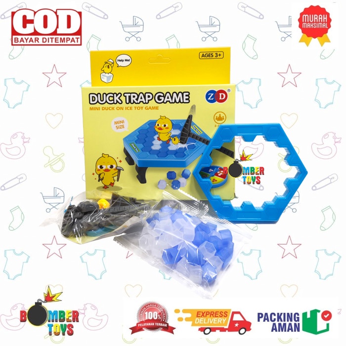 MAINAN KELUARGA TRAP GAME ICE BREAKING KODOK BEBEK PINGUIN DORONG ES SERU LUCU KELUARGA ICE BREAKING ES PALU