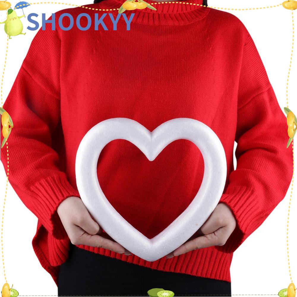 Chookyy Cetakan Busa Hati DIY Dekorasi Pernikahan Modelling Polystyrene Hari Valentine