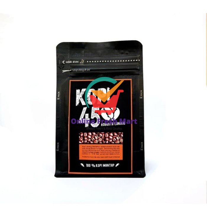 

Kopi 45 / Kopi Lanang / Robusta Ground Bubuk 100 GR - Online Fresh Mart Denpasar