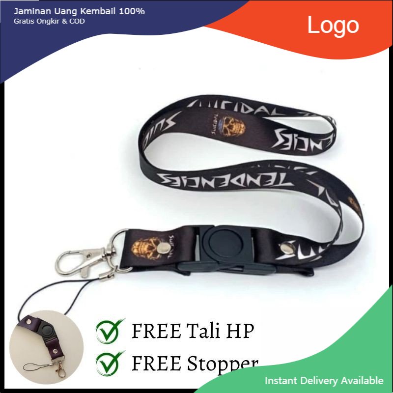 

Tali Lanyard Band Tendencies Aksesoris Custom Lanyard Tali Gantungan HP