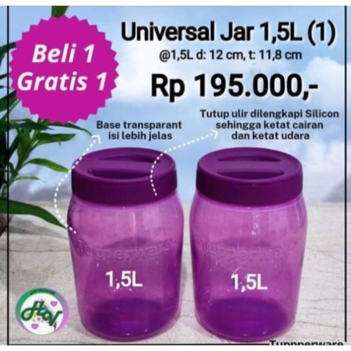 universal jar 1.5l ungu toples