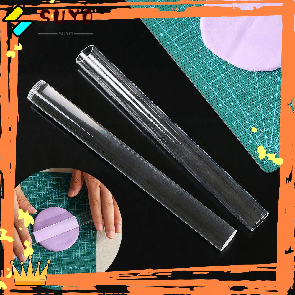 Suyo Clay Roller Batang Akrilik Silinder Keramik DiyCraft Baru