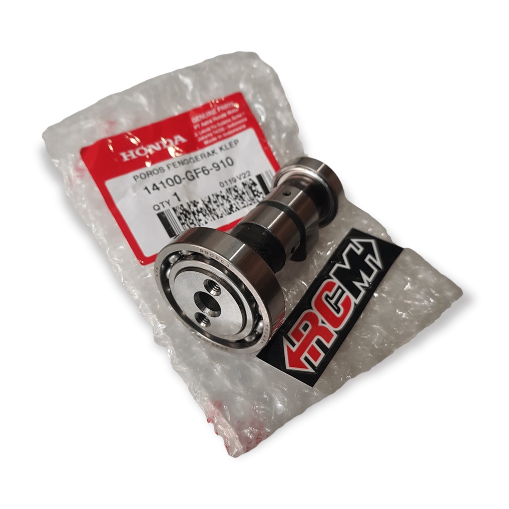 14100-GF6-910 NOKEN AS CAM SHAFT CAMSHAFT PENGGERAK POROS KLEP WIN 100 ORI ORIGINAL HONDA AHM HGP AS