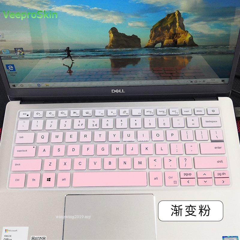 DELL Cover keyboard laptop Bahan Silikon Untuk Lintang Dell13 14 3310 3379 3390 3400 3450 3460 3470 3480 3490 5400 7400 5494 5406 5402 2020/2021