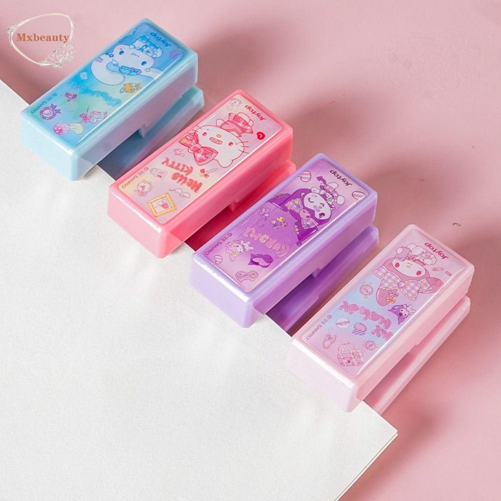 Mxbeauty Stapler Dengan 400pcs Staples Mini Lucu Tahan Lama Alat Tulis Mengikat Kertas Paper Fixing Binding Tools Untuk Kantor