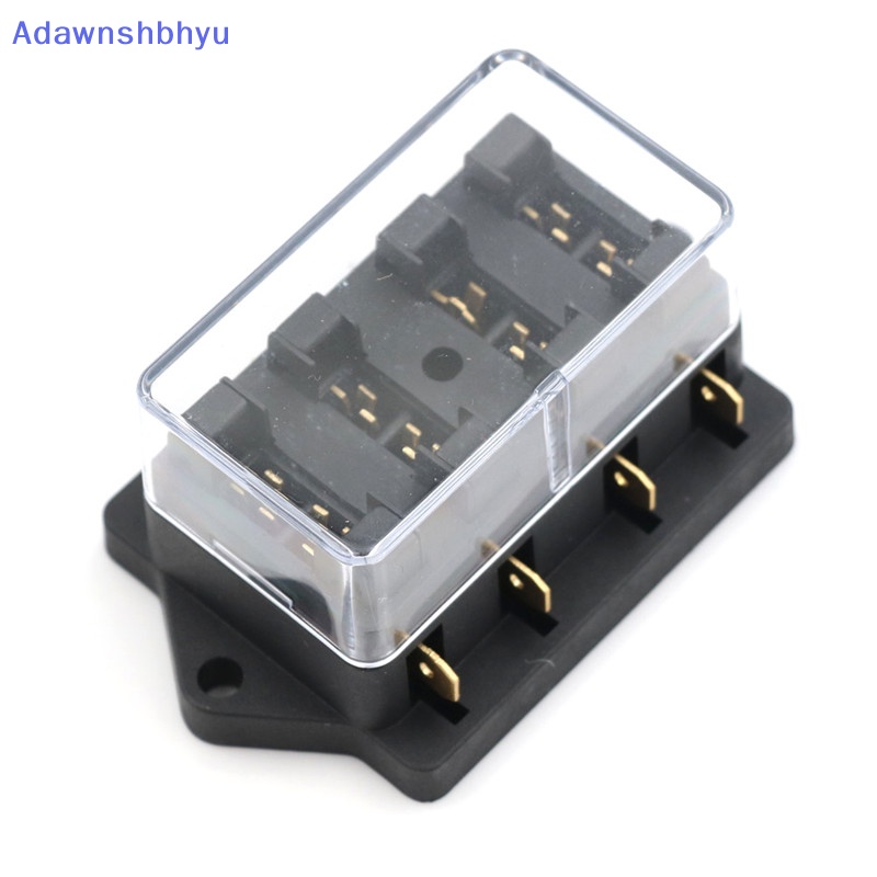 Adhyu Sirkuit Kendaraan Mobil 4arah Standar ATC Otomotif Blade Fuse Box Block Holder ID