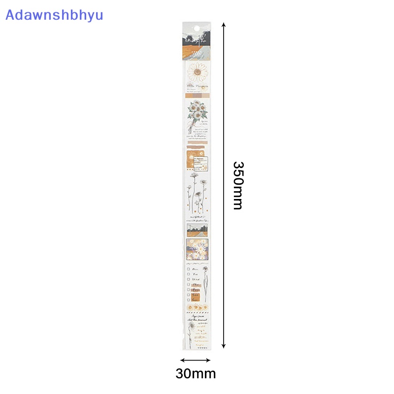 Adhyu Tape Masking Bunga Vintage Untuk Alat Tulis Scrapbooking Jurnal Planner ID