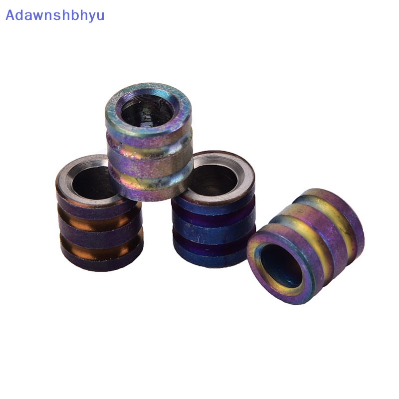 Adhyu Titanium Alloy Beads Paracord Beads Outdoor Parasut Cord Gadget ID