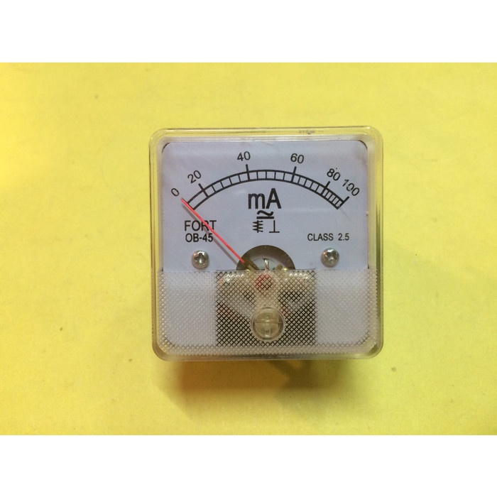 Mili Ampere Meter Analog 0-100mA OB-45