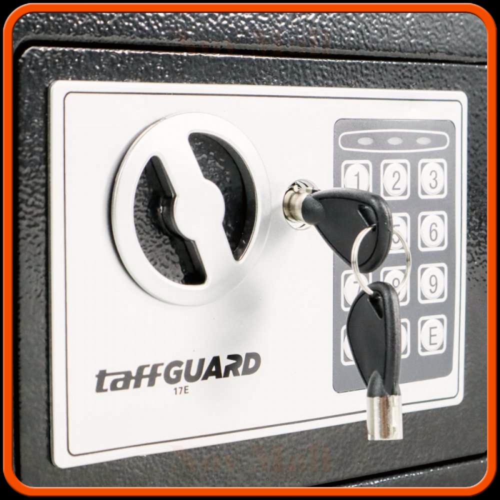 Taffguard Kotak Brankas Hotel Mini Password Safe Deposit Box 4.6L 17E SF712