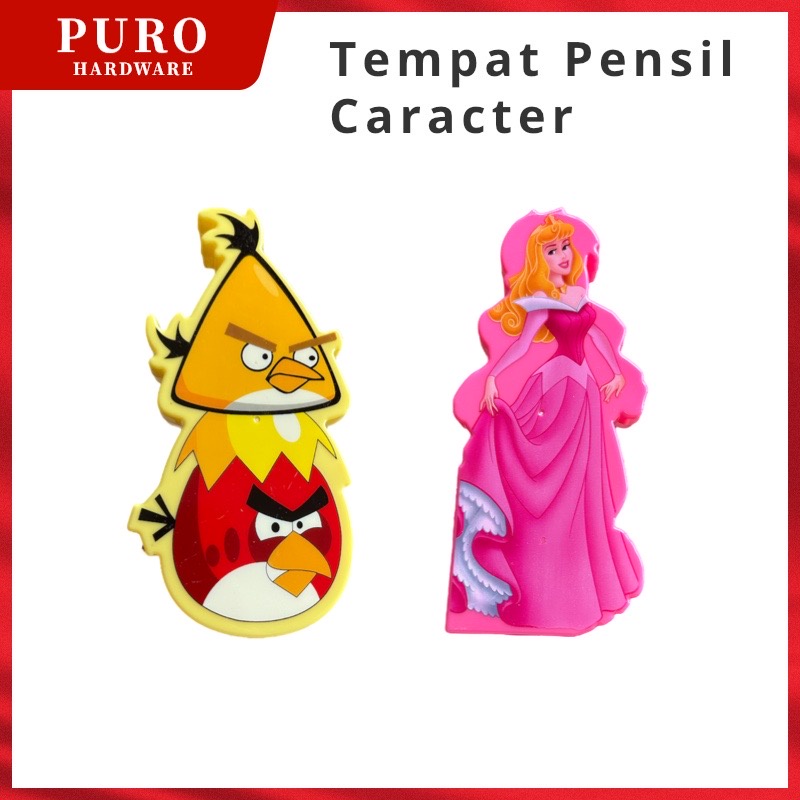 Tempat Pensil / Kotak Pensil / Tempat Pensil Karakter / Tempat Pensil Angry Bird / Tempat Pensil Princes