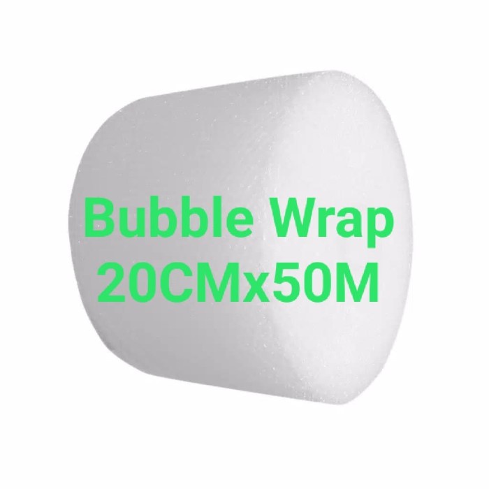 

Promo Terlaris Bubble Wrap ukuran 20 cmx 50 m merk mp warna putih