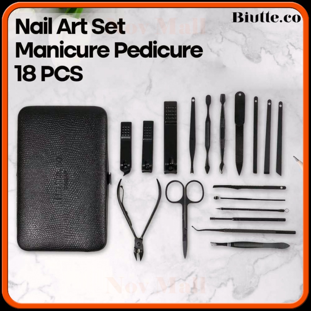 Nail Art Set Manicure Pedicure 18 PCS - C545AP