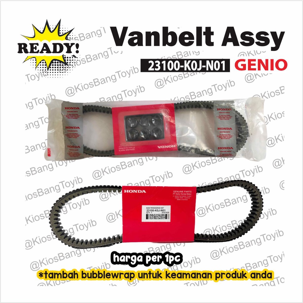 Vanbelt Van Belt Vbelt Set Assy + Roller Honda GENIO (23100-KOJ)