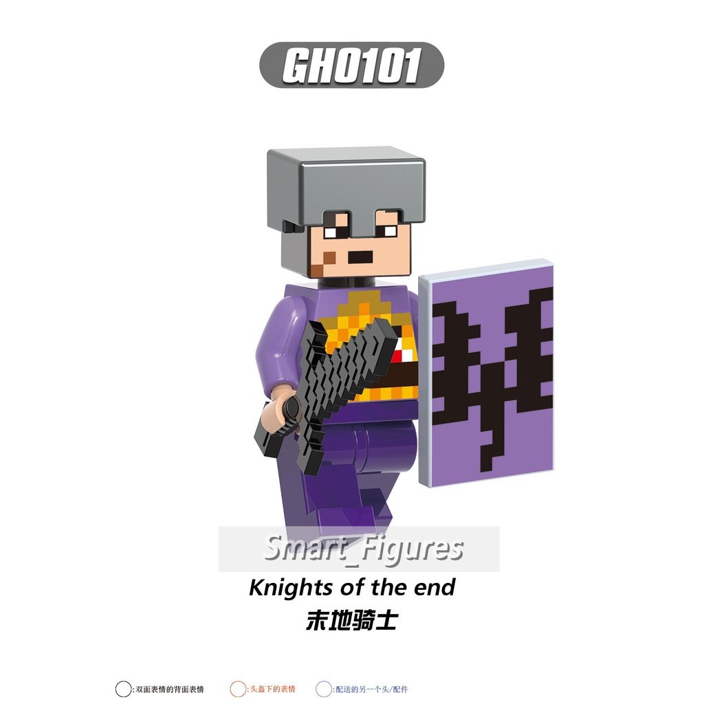 Minecraft Mini Action Figure Guard Soldier Bee-bear Sentry Mengumpulkan Mainan