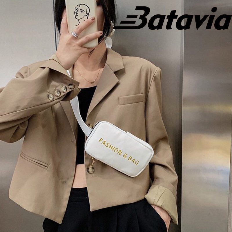 （COD）Batavia Tas Murah Tas Messenger wanita Tas Bahu Tas Kamera Persegi Kecil BAG111